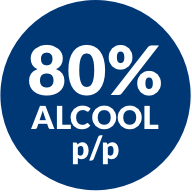 80% alcool